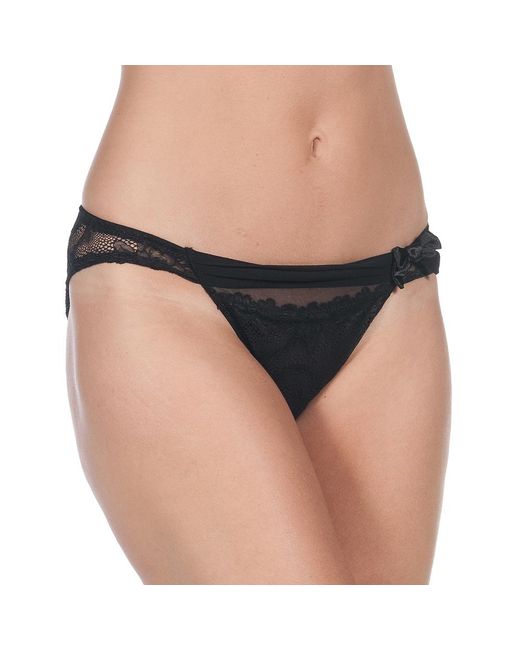 Selene Black Carla Lace Bikini Bottom