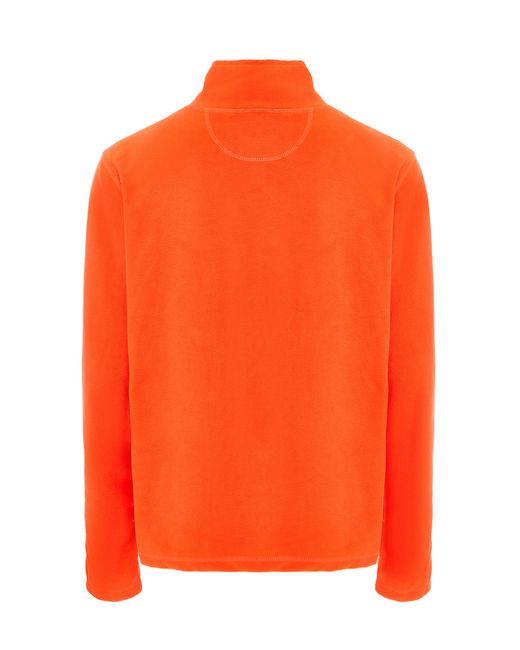 Dreimaster Fleecepullover Männer in Orange für Herren