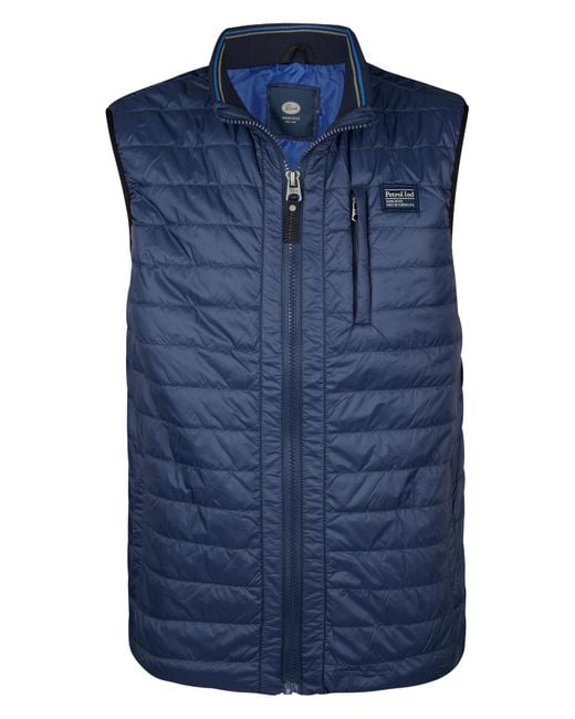 Petrol Industries Bodywarmer Shoreview - Blauw in het Blue voor heren