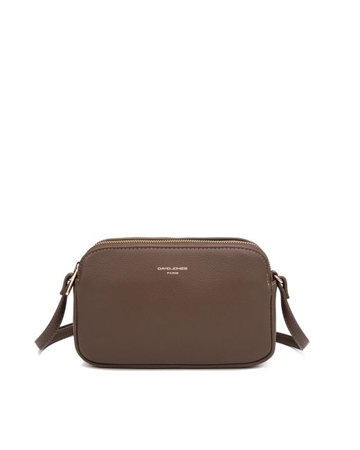 David Jones Brown Crossbody Bag