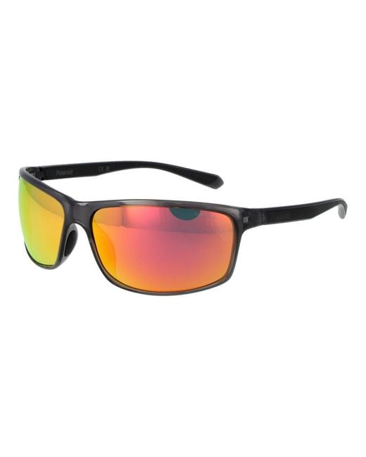 Polaroid Blue Black Plastic Sunglasses