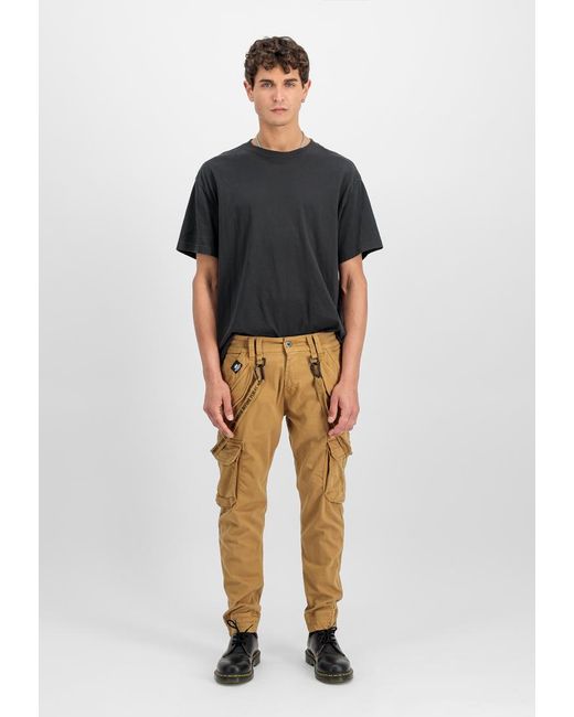 Alpha Industries Utility Pant in het Natural voor heren