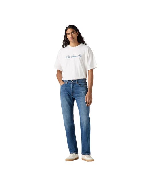 Levi's 505 Hour Denim Regular Jeans in het Blue voor heren