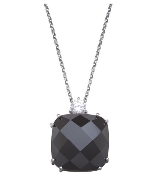 Orphelia Metallic 925 Sterling Chain With Pendant