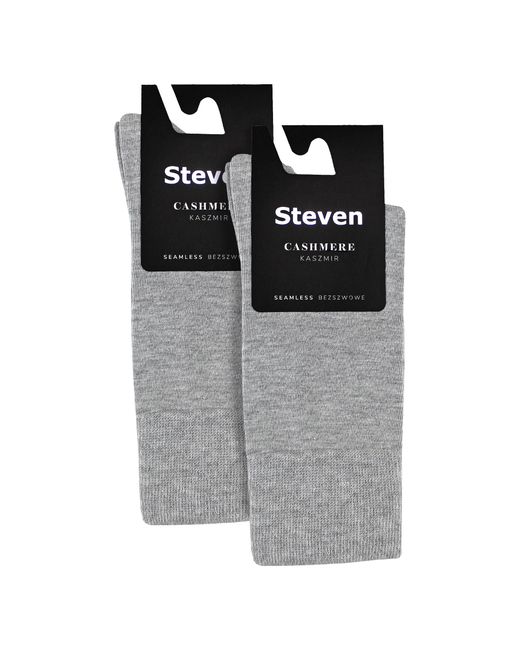 Steve Madden Gray 2 Pairs Cashmere Socks for men