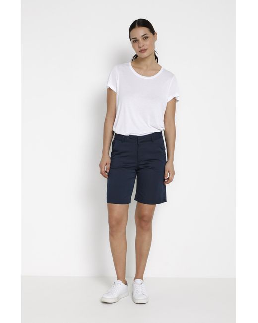 Kaffe Short Regular Fit Marine in het Blue