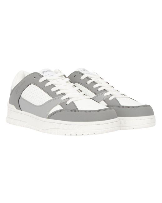 Crosshatch Herren Sneaker "Crepstar" /Weiß) in Metallic für Herren
