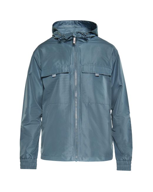 Mo Anorak Grijs-blauw in het Blue voor heren