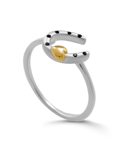 Orphelia Metallic 'Aurora' 925 Sterling Ring