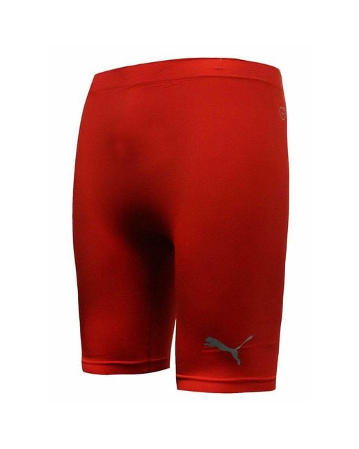 PUMA Red Pro Vent Functional Stretch Bottoms Baselayer Shorts 741993 02 Nylon for men