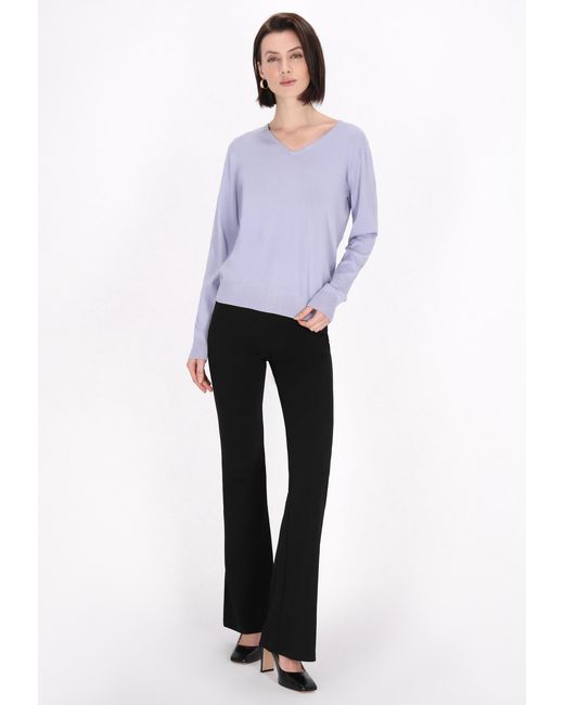 Usha Purple Pullover Frauen