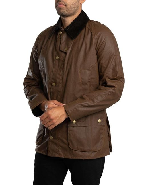 Barbour Ashby Wax-Jack in het Brown voor heren