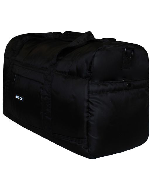 Nicce London Black Expo Barrel Bag for men