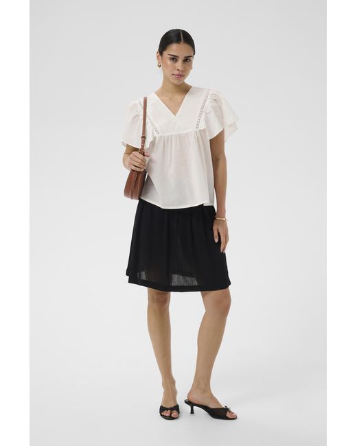 Kaffe Rok Kajilly Rok Regular Fit in het Black