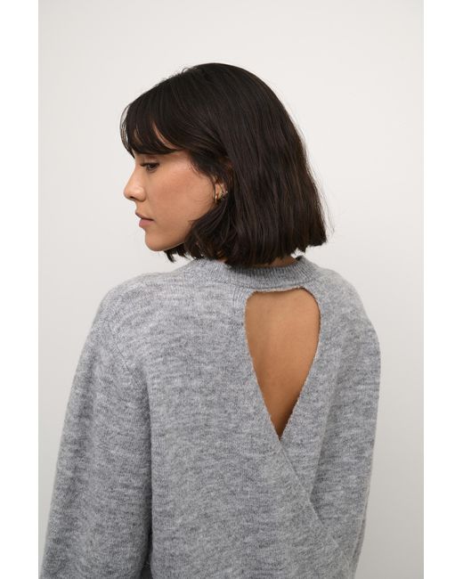 Kaffe Gray Strickpullover Regular Fit