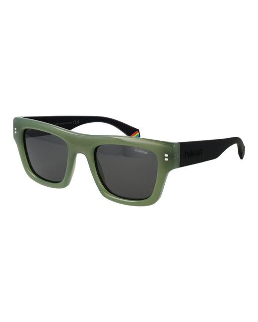 Polaroid Green Bicolor Plastic Sunglasses for men