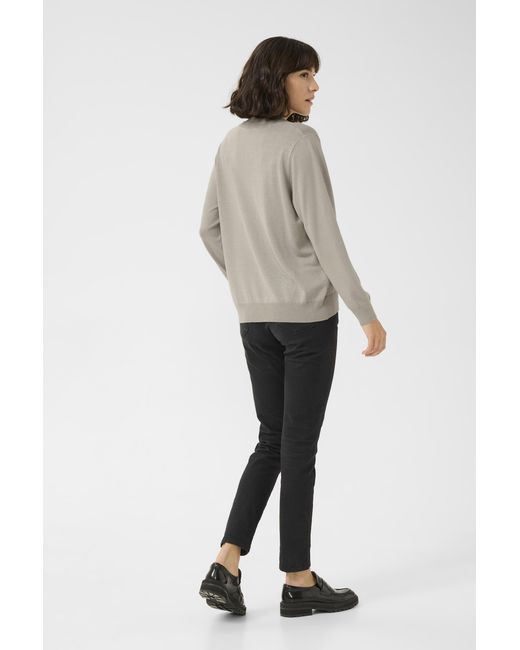 Kaffe Pullover Regular Fit Light in het Natural