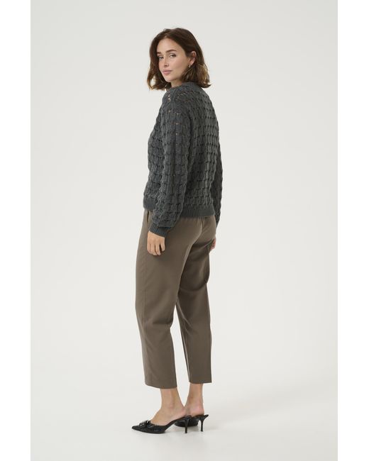 Kaffe Multicolor Strickpullover Regular Fit Dark