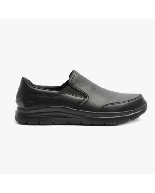 Skechers Flex Advantage Sr Bronwood Herren Entspanntes Arbeits-Schuh in Black für Herren
