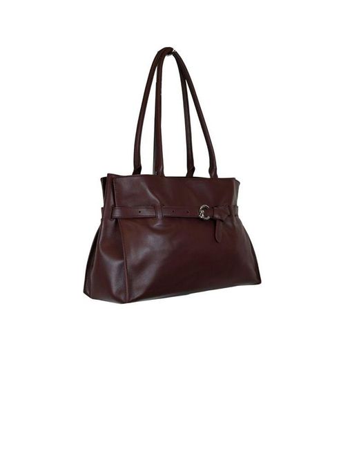 Coccinelle Brown Einkaufstasche Beere