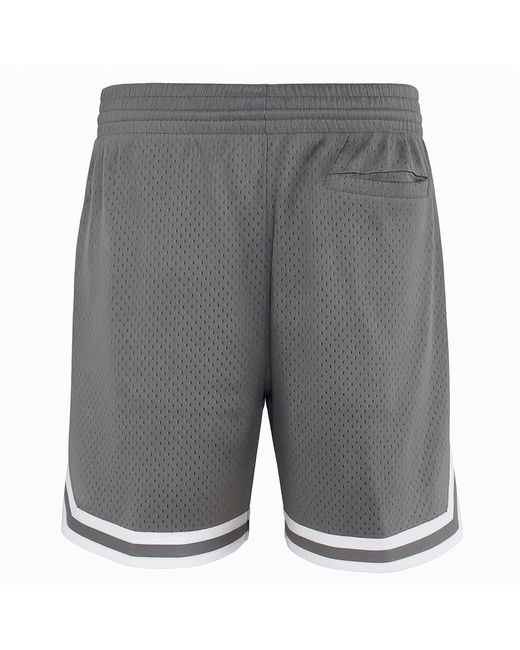 Mitchell & Ness Basic Herren Graue Shorts in Gray für Herren