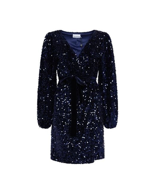 Noella Teagan Wikkeljurk In Blauw in het Blue