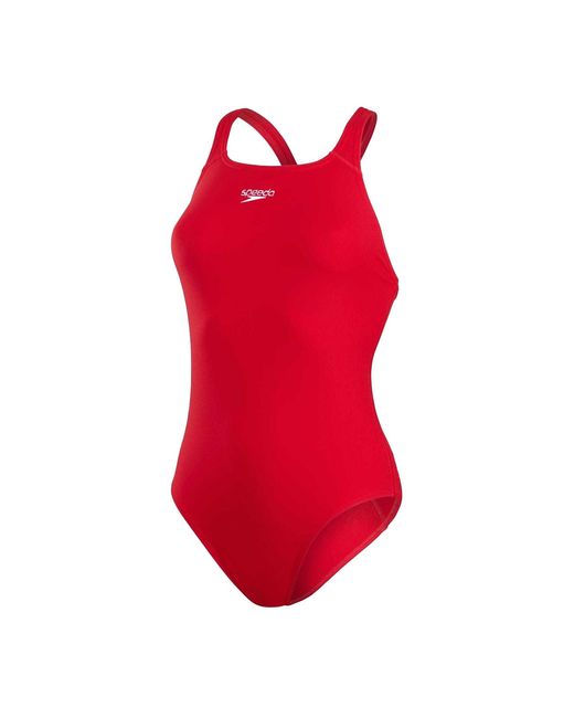 Speedo Red Ladies Eco Endurance+ One Piece Swimsuit