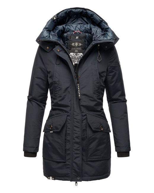 Navahoo Winterjas Blizzardstorm – Lang, Warm & Functioneel in het Black
