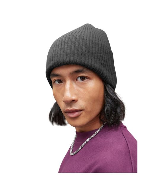 BEECHFIELD® Gebreide Oversized Muts in het Black