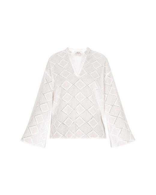 Usha Blouse in het White