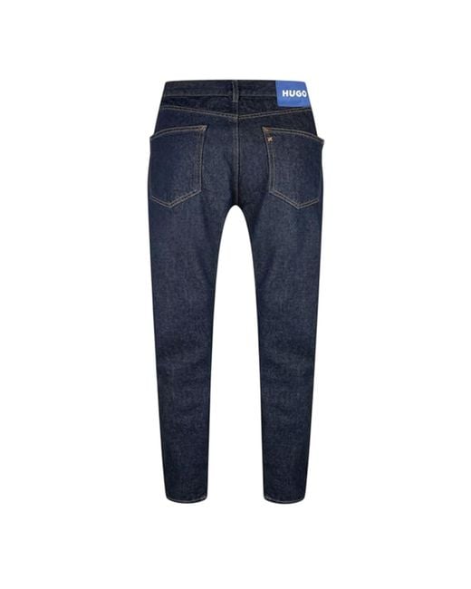 HUGO Regular Jeans in het Blue voor heren
