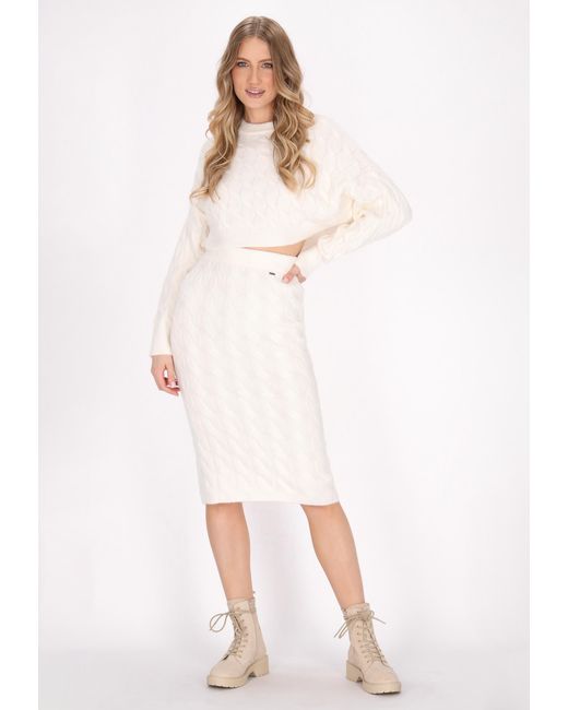 Dreimaster Jumper Wolwit in het White