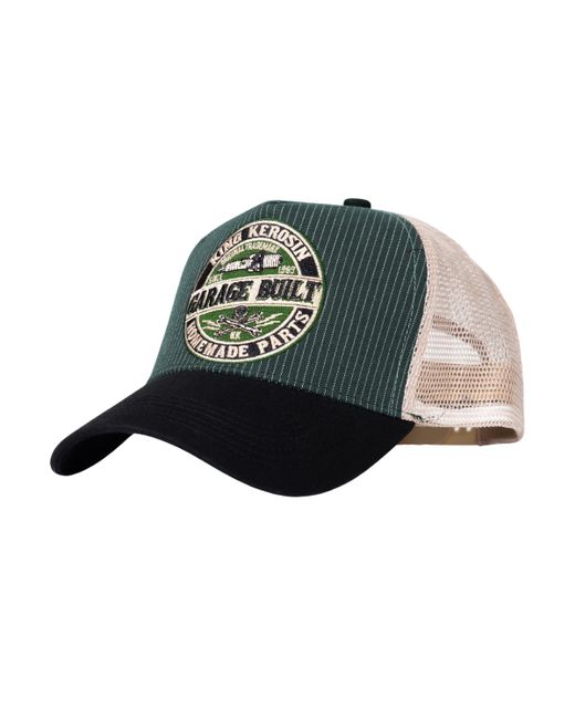 King Kerosin Herren Trucker Cap Garage Built in Black für Herren