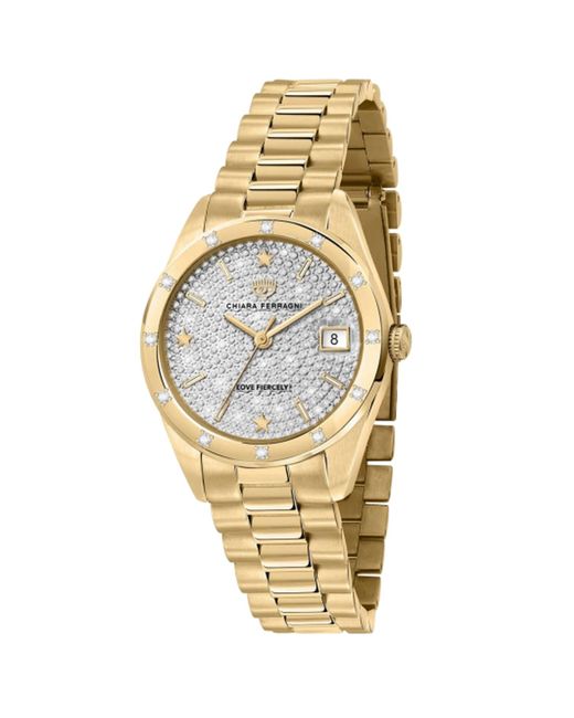 Chiara Ferragni Metallic Ladies Watch Quartz Stainless Steel