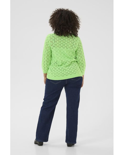 Kaffe Pullover Regular Fit Light in het Green
