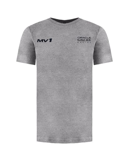 Castore Gray Bull Racing Max Helmet Marl T-Shirt Cotton