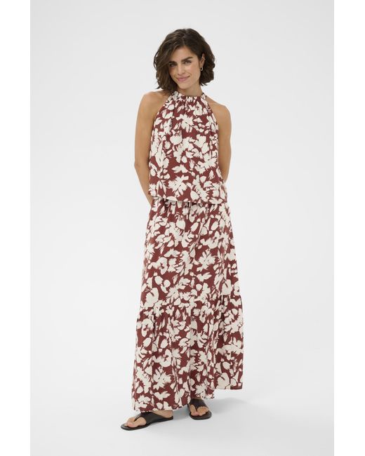Kaffe Rok Kaevie Rok A-Shape in het White