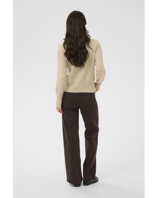 Kaffe Pullover Kaniel Pullover Regular Fit in het Natural