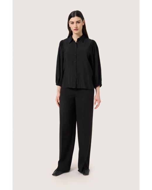 Soaked In Luxury Overhemd Met Lang Mouwen Regular Fit Black