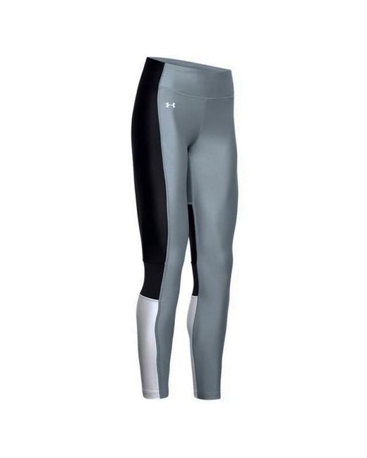 Under Armour Blue Heatgear Perf Inset Leggings Tight 1351725 396