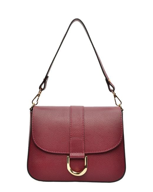 Anna Luchini Purple Ledertasche