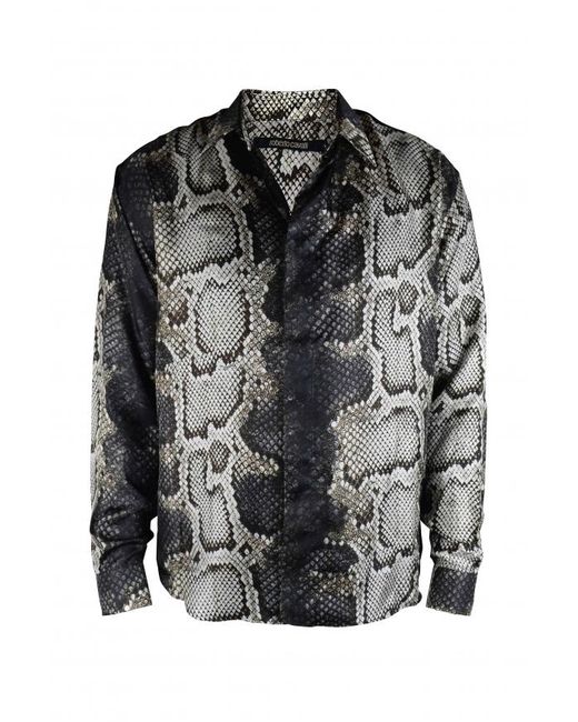Roberto Cavalli Overhemd in het Black voor heren