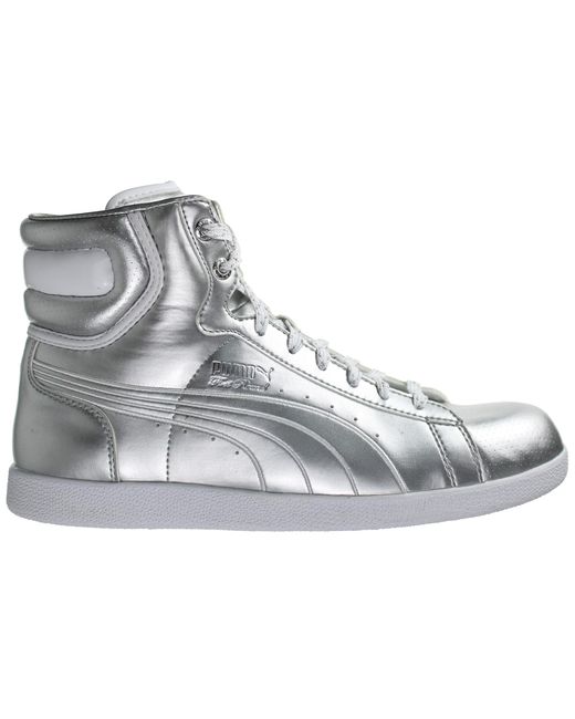 PUMA Gray First Round Trainers