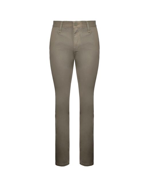 Vans Gray Off The Wall Regular Fit Trousers Cotton for men