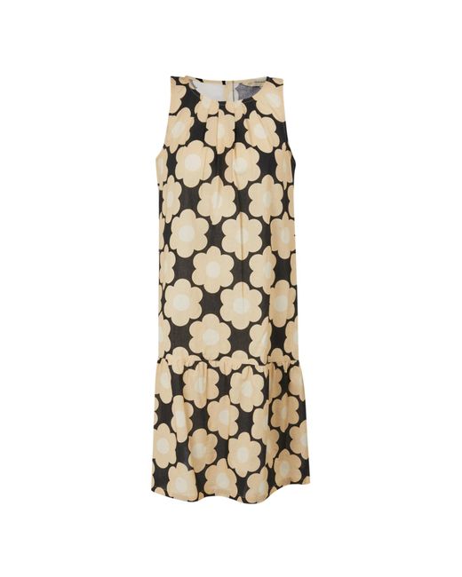 Regatta Natural Ladies Orla Kiely Sixties Daisy Sleeveless Summer Dress