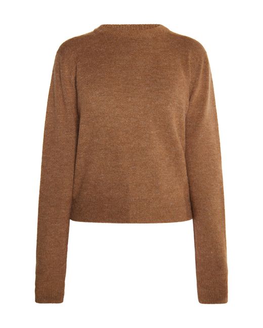 Usha Brown Strickpullover Damen