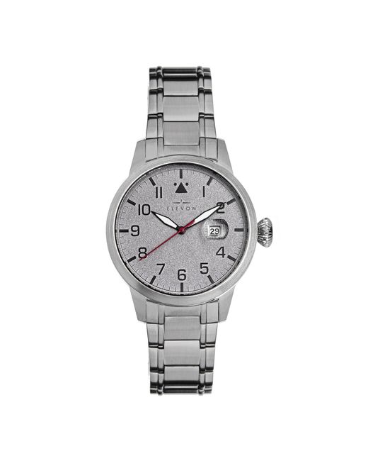 Elevon Watches Metallic Stealth Bracelet Watch W/Date for men