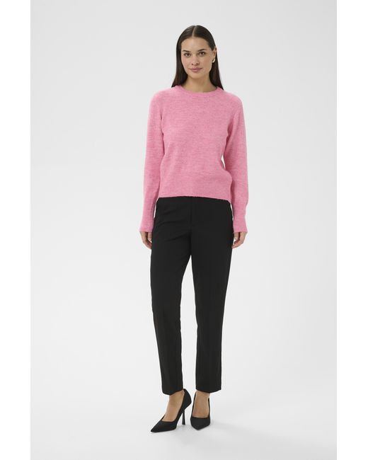 Kaffe Pink Strickpullover Kaniel Strickpullover Regular Fit