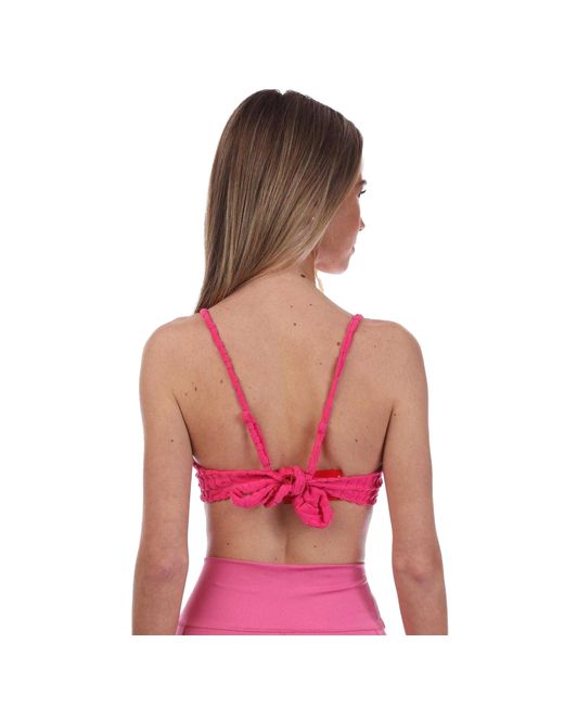 HUGO Vrouwen/ Driehoek Bikinitop in het Pink