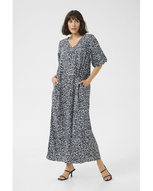 Kaffe Jurk A-shape in het Blue